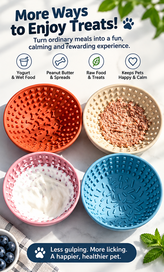 Lick & Relax Feeding Mat — for Dogs and Cats