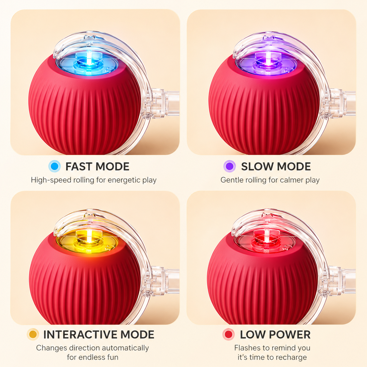 Smart Rolling Ball — for Active Dogs and Curious Cats