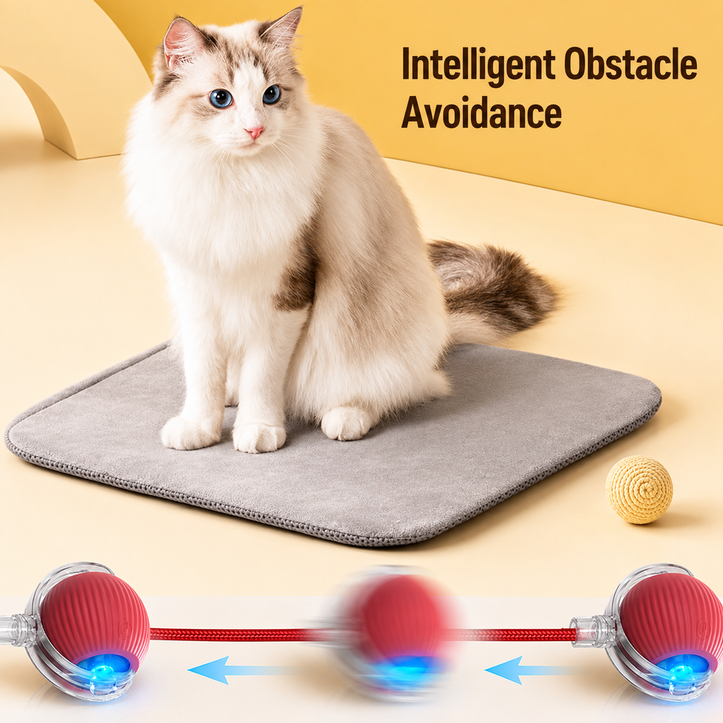 Pelota Rodante Inteligente — para perros activos y gatos curiosos