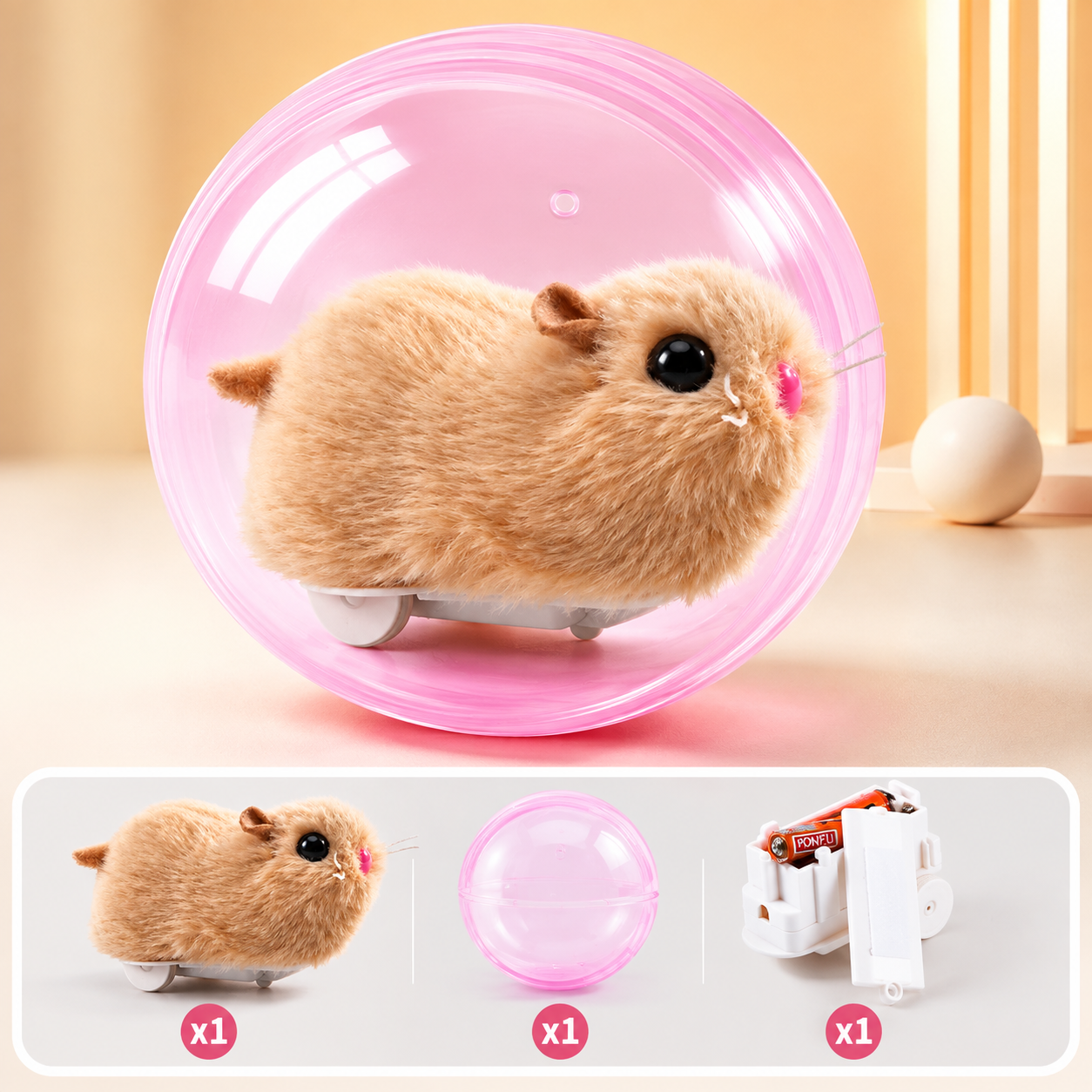 Hamster Adventure Ball — for Safe Indoor Exploration