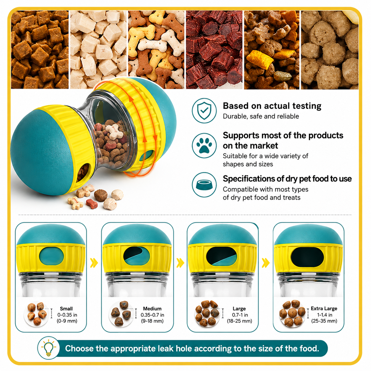 Interactive Treat Tumbler — for Healthy, Fun Play