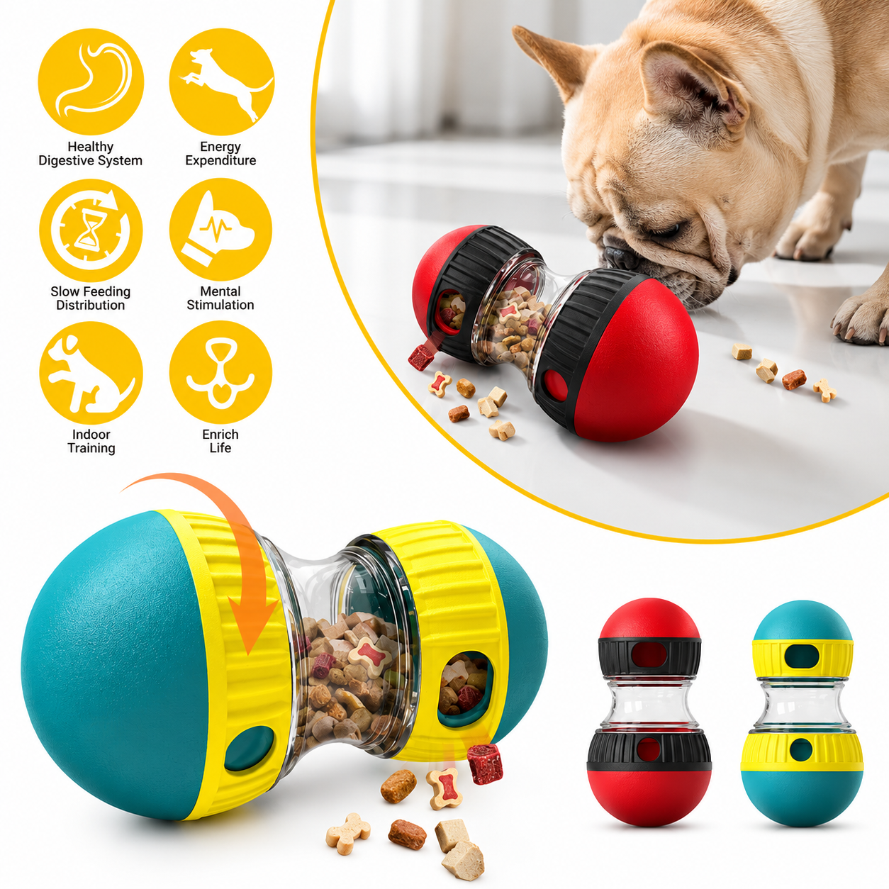 Interactive Treat Tumbler — for Healthy, Fun Play