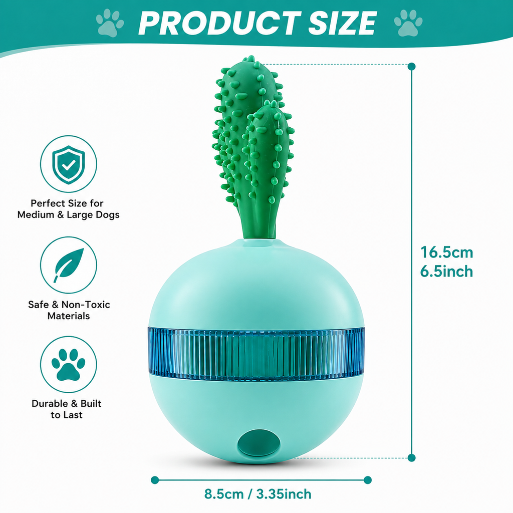 Balle distributrice de friandises interactive Chew & Reward — pour chiens