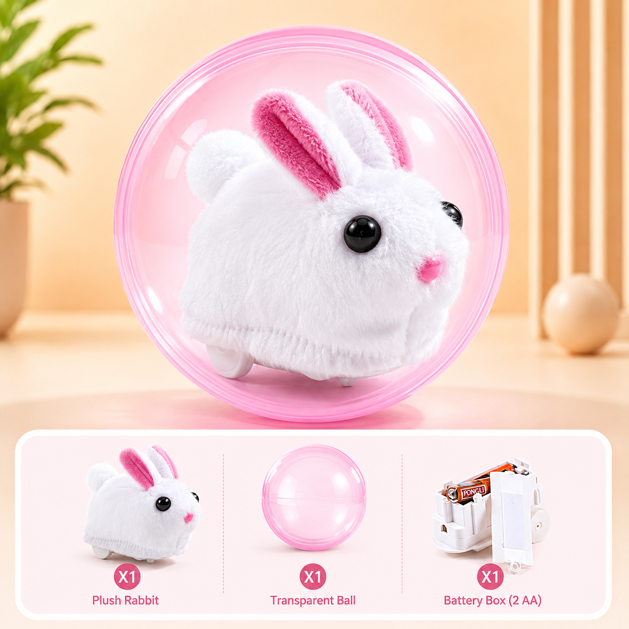 Balle d'exploration pour hamsters — pour une exploration intérieure en toute sécurité