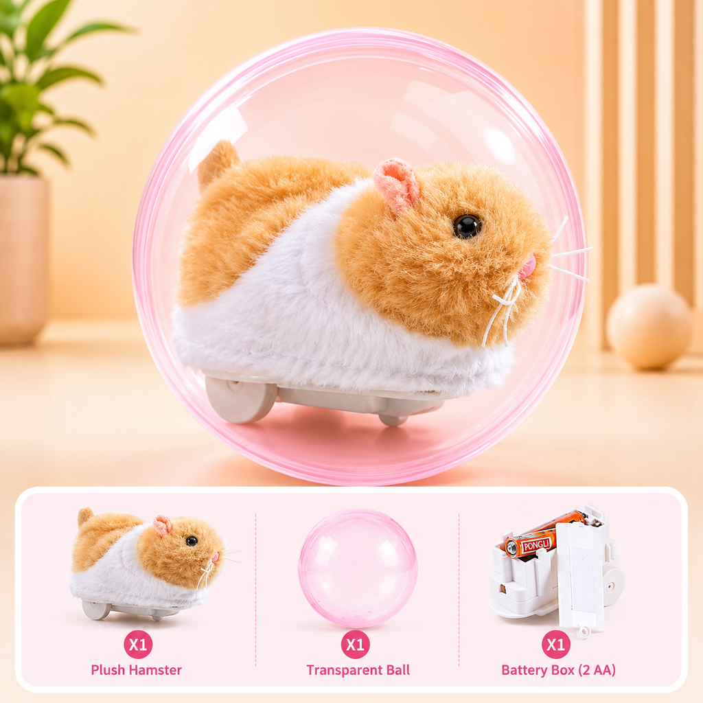 Balle d'exploration pour hamsters — pour une exploration intérieure en toute sécurité