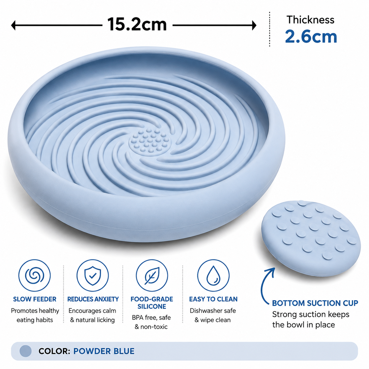 Lick & Relax Feeding Mat — for Dogs and Cats