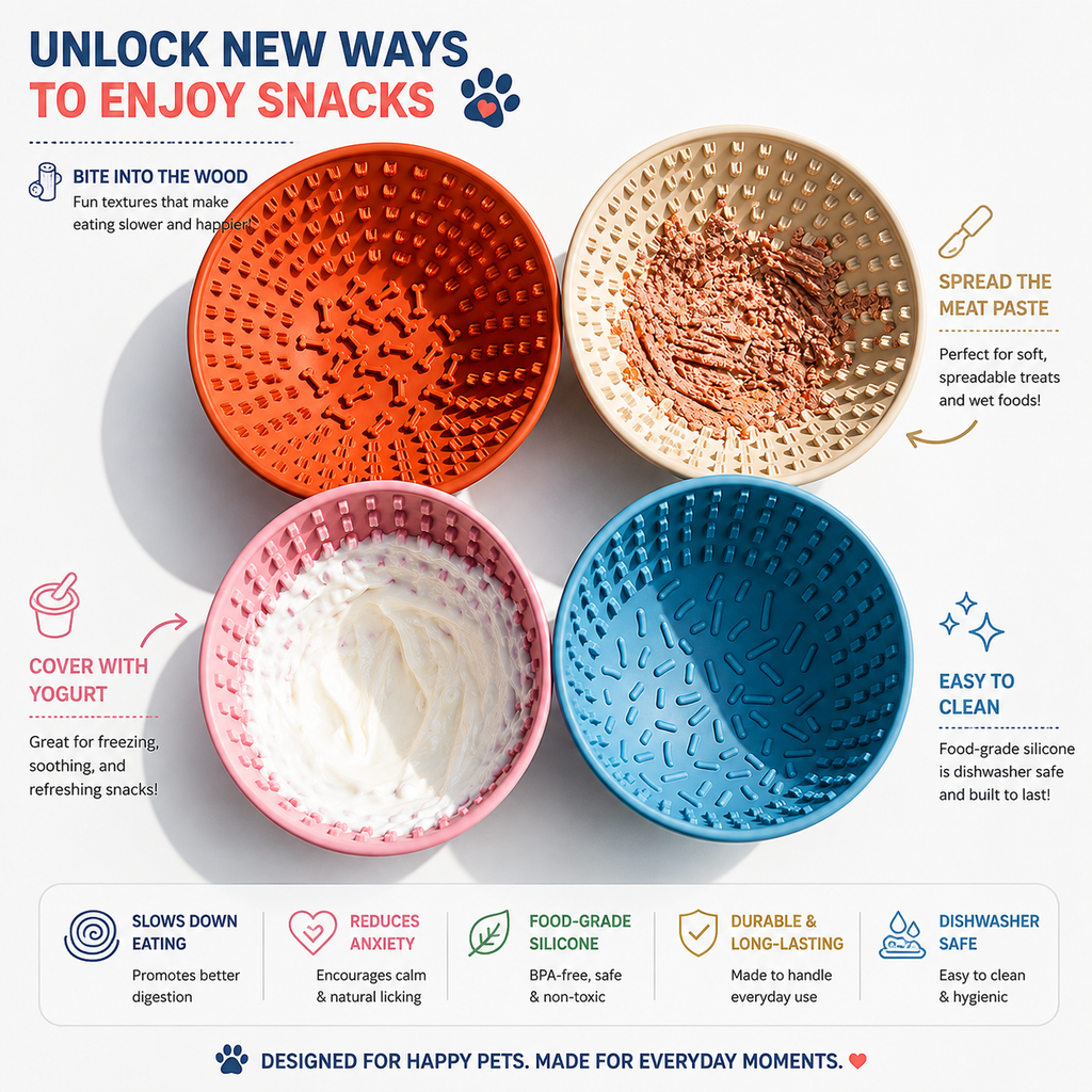 Lick & Relax Feeding Mat — for Dogs and Cats